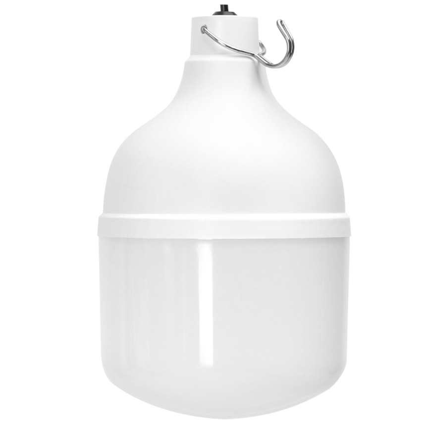 Aigostar - Lampă suspendată solară LED cu senzor, 35W/12V, 3000 mAh, 6500K, IP65, Ø 10 cm + telecomandă