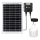 Aigostar - Lustră solară LED cu senzor LED/70W/12V 6000 mAh 6500K IP65 Ø 12 cm + telecomandă