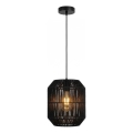 Aigostar - Lustru pe cablu 1xE27/60W/230V negru, Ø 23 cm