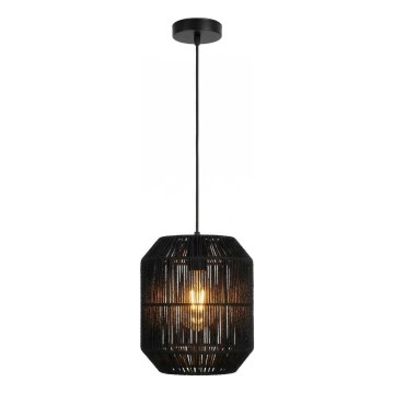 Aigostar - Lustru pe cablu 1xE27/60W/230V negru, Ø 23 cm