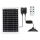 Aigostar - Lustru solar LED cu senzor LED/70W/12V 6000 mAh 6500K IP65 diam. 23,5 cm + telecomandă