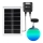 Aigostar - Lustru solar LED RGBW MESH, reglabil, 20W, 3,7V, 4000 mAh, 2700K-6500K, IP65, diam. 15 cm