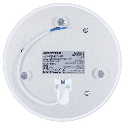Aigostar - Modul LED magnetic 18W/230V 3000/4000/6500K