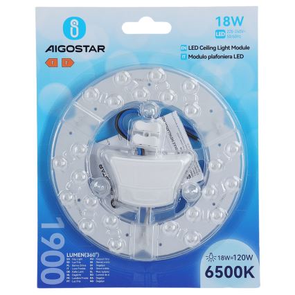 Aigostar - Modul LED magnetic 18W/230V 6500K