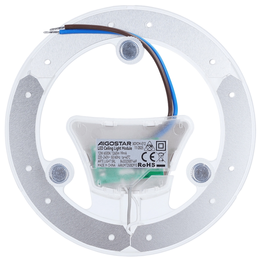 Aigostar - Modul magnetic LED/12W/230V 6500K
