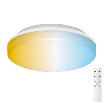 Aigostar - Plafonieră LED dimabilă pentru baie LED/24W/230V 3000K-6500K IP54 Ø 33 cm + telecomandă