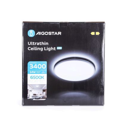 Aigostar - Plafonieră LED pentru baie LED/24W/230V 6500K d. 40 cm IP44