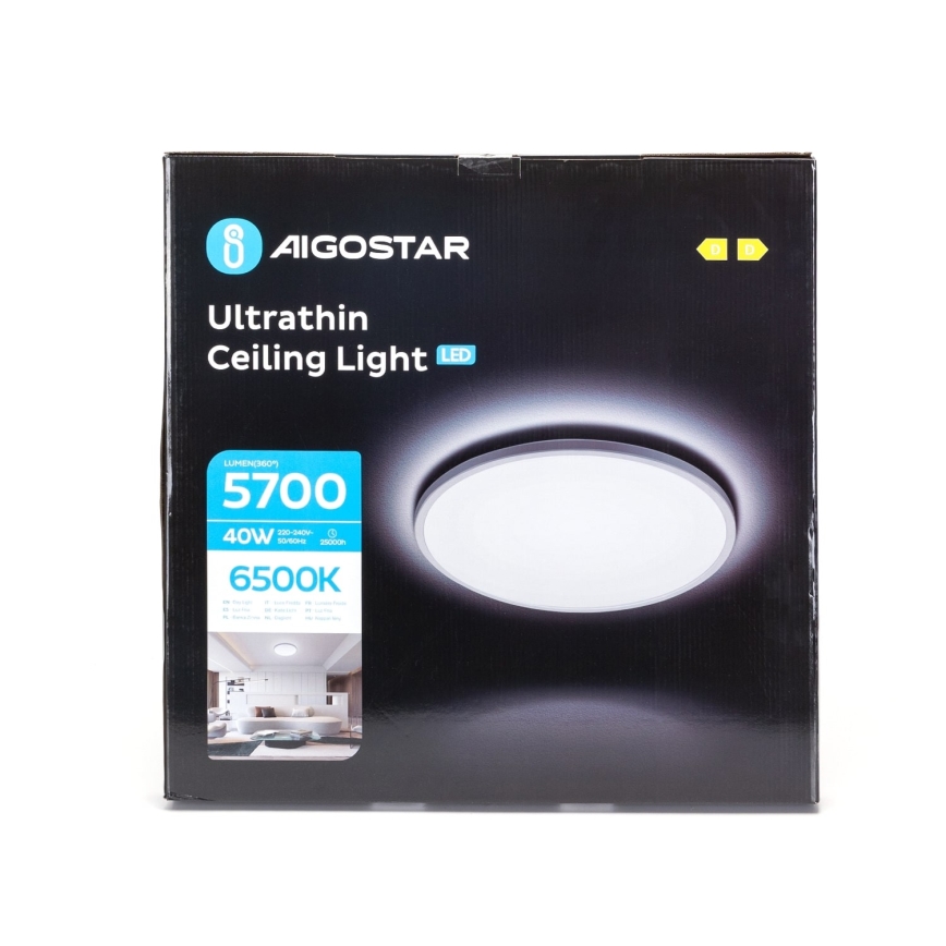 Aigostar - Plafonieră LED pentru baie LED/40W/230V 6500K d. 54 cm IP44