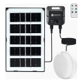 Aigostar - Plafonieră LED solară cu senzor LED/35W/3,7V 3000 mAh IP65 + telecomandă