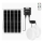 Aigostar - Plafonieră solară LED cu senzor, 2xLED/70W/3,7V, 12000 mAh, IP65, telecomandă inclusă