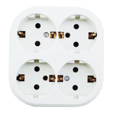 Aigostar - Priză casnică 4x SCHUKO 250 V / 16 A
