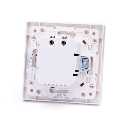 Aigostar - priză de alimentare USB cu ramă, 2 x USB-A, alb