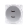 Aigostar - Priză de alimentare USB fără ramă, 2x USB-A, argintie