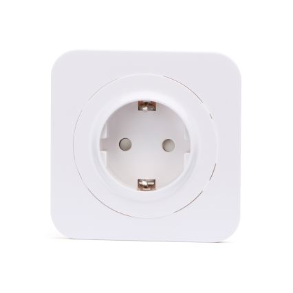Aigostar - Priză de perete cu ramă SCHUKO, 250V, albă