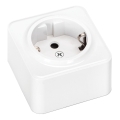 Aigostar - Priză de perete pentru locuință SCHUKO 250V, albă