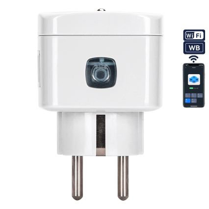Aigostar - Priză inteligentă E, 2300 W, Wi‑Fi Tuya