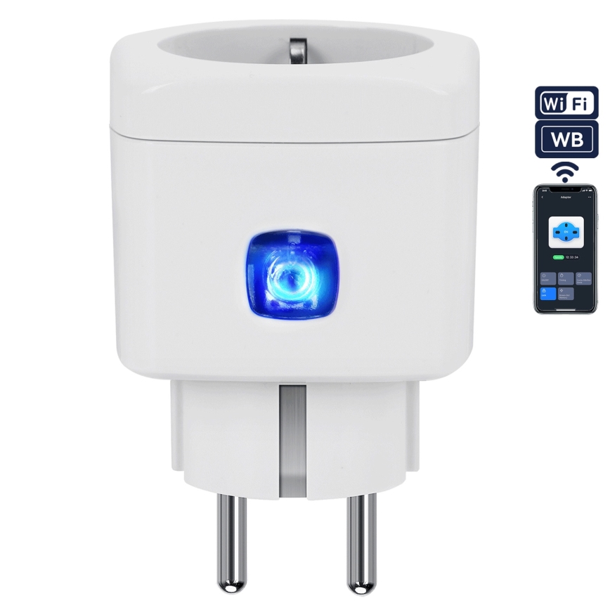 Aigostar - Priză inteligentă F 2300 W Wi‑Fi Tuya