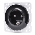 Aigostar - Priză SCHUKO 250V/16A fără ramă, neagră