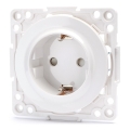 Aigostar - Priză SCHUKO fără ramă, 250V/16A, albă