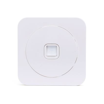Aigostar - Priză telefonică cu ramă albă