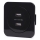 Aigostar - Priză USB de alimentare cu ramă, 2x USB-A, neagră