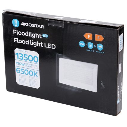 Aigostar - Proiector LED/150W/230V 6500K IP65 negru