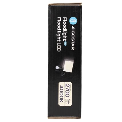 Aigostar - Proiector LED cu senzor LED/30W/230V 4000K IP65