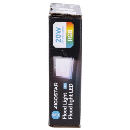 Aigostar - Proiector LED RGB reglabil LED/10W/230V IP65 + telecomandă