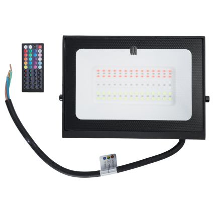 Aigostar - Proiector LED RGB dimmabil, 50 W, 230 V, IP65, cu telecomandă