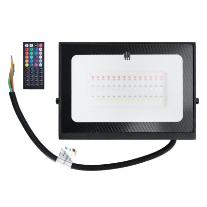 Aigostar - Proiector LED RGB reglabil, 30W, 230V, IP65 + telecomandă