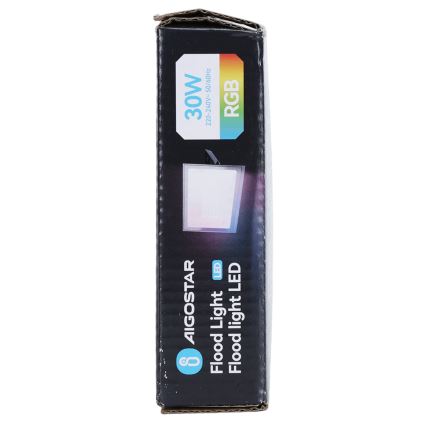 Aigostar - Proiector LED RGB reglabil, 30W, 230V, IP65 + telecomandă