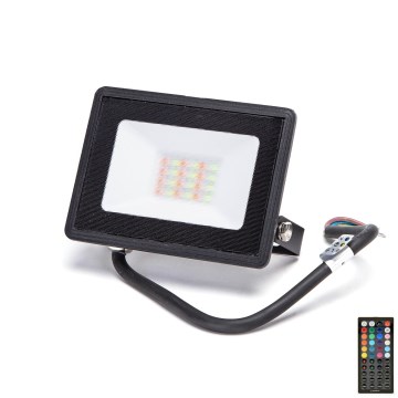 Aigostar - Proiector LED RGBW dimmabil, 20W, 230V, IP65 + telecomandă