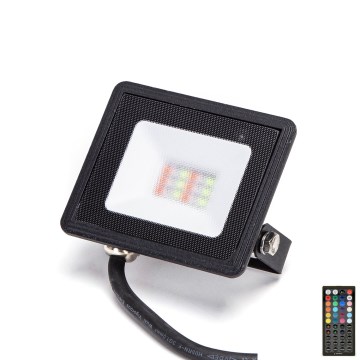 Aigostar - Proiector LED RGBW reglabil/10W/230V IP65 + telecomandă