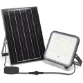 Aigostar - Proiector solar LED reglabil/100W/3,4V 3000/4000/6500K IP66 8000 mAh + telecomandă