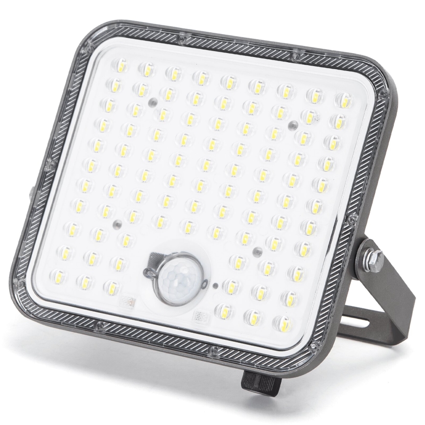 Aigostar - Proiector solar LED reglabil cu senzor LED/120W/3,4V 6500K IP66 8000 mAh + telecomandă