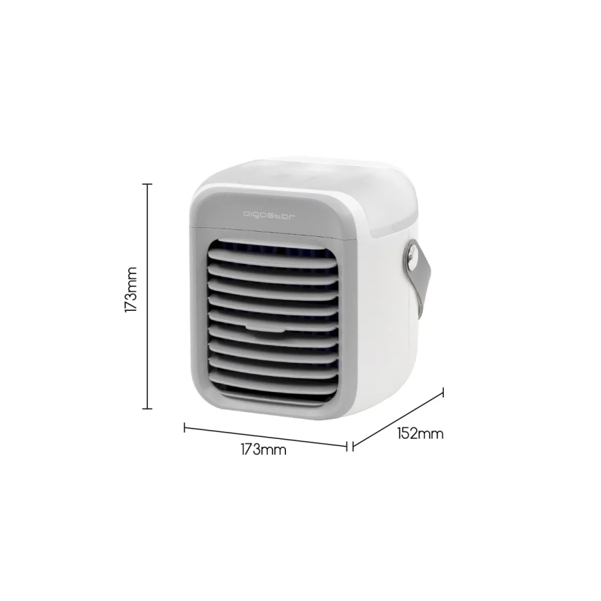 Aigostar - Răcitor de aer portabil 8W/5V alb