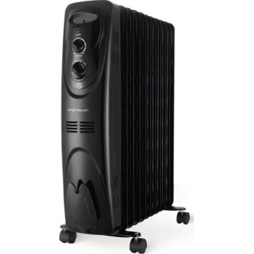 Aigostar - Radiator cu ulei, 11 elemente, 2300W/230V, negru