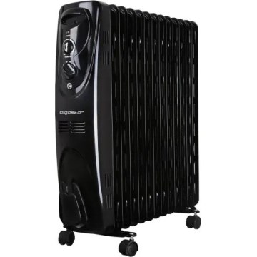 Aigostar - Radiator cu ulei, 13 elemente, 2500W/230V, negru