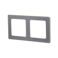 Aigostar - Ramă dublă din aluminiu argintie
