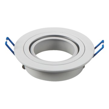 Aigostar - Ramă pentru spot încastrat GU10, diametru 9,1 cm, albă