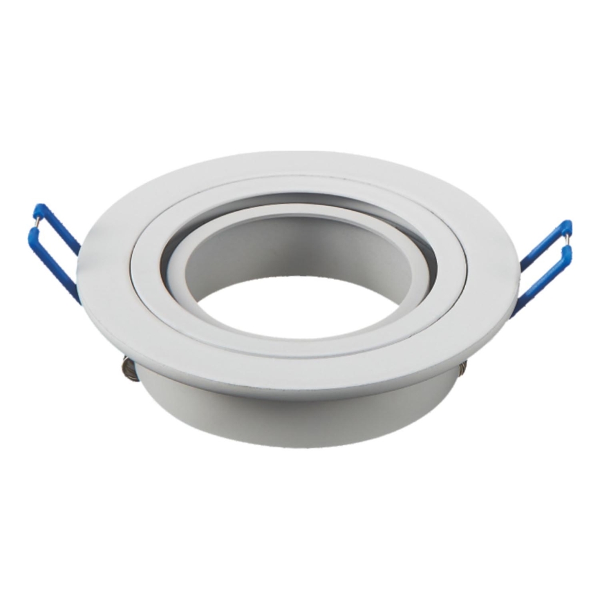Aigostar - Ramă pentru spot încastrat GU10, diametru 9,1 cm, albă