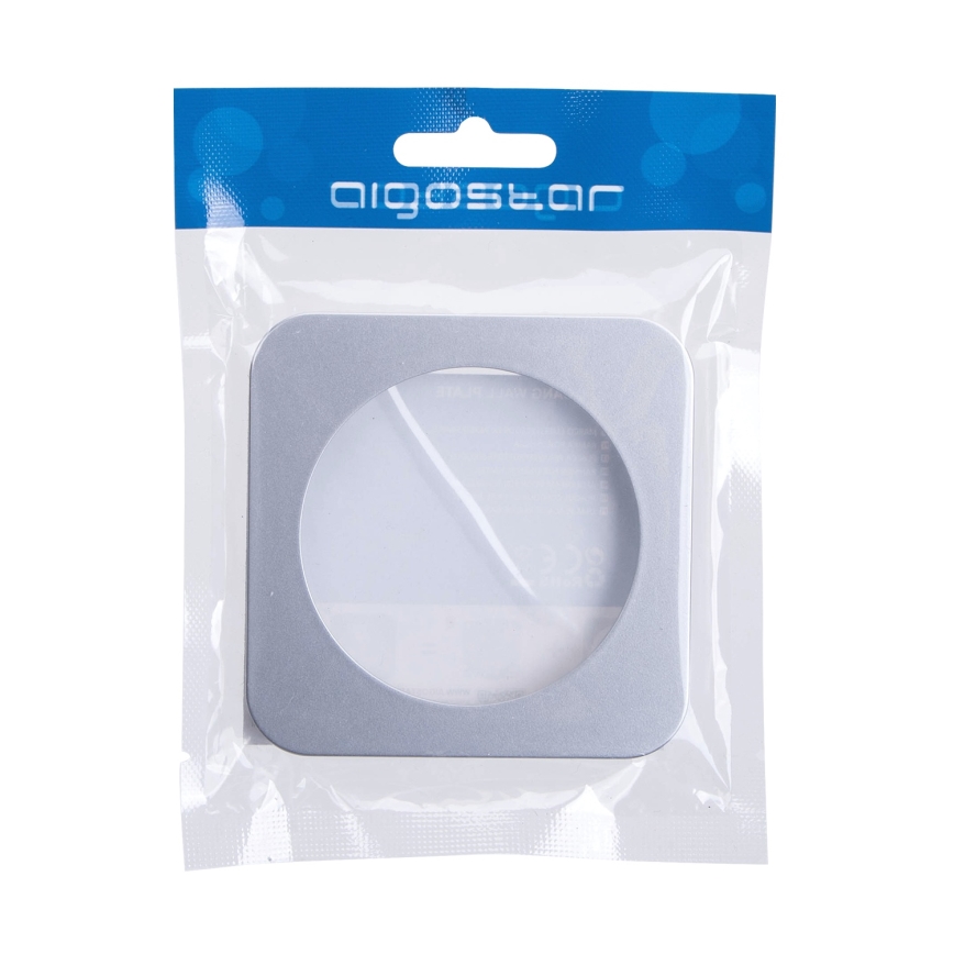 Aigostar - Ramă simplă din plastic, argintie