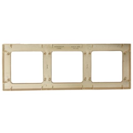 Aigostar - Ramă triplă din aluminiu, aurie