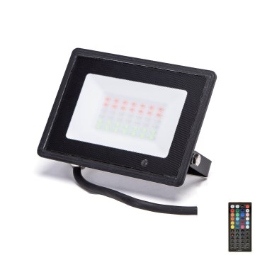 Aigostar - Reflector LED RGBW dimabil LED/30W/230V IP65 + telecomandă