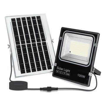 Aigostar - Reflector solar LED/100W/3,2V 2000mAh 3000K/4000K/6500K IP66 + telecomandă
