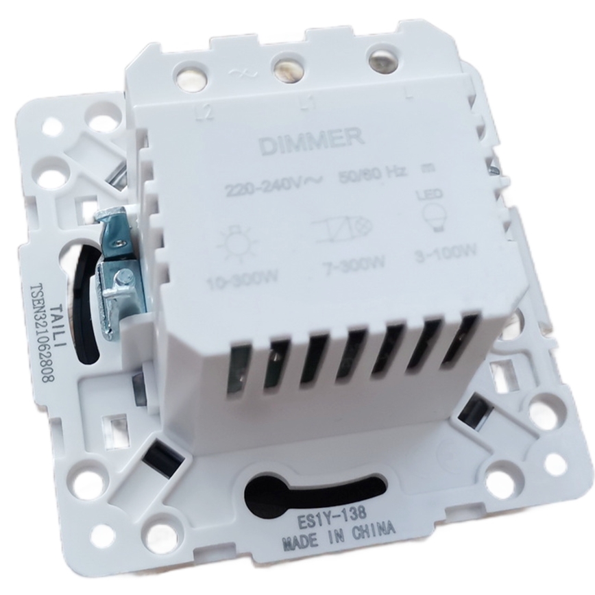 Aigostar - Regulator de intensitate fără ramă 250V/10A negru