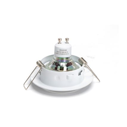 Aigostar - Set 3x spot LED încastrat, 1x GU10/4,5W/230V/3000K, alb