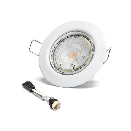 Aigostar - Set 3x spot LED încastrat, 1x GU10/4,5W/230V/3000K, alb