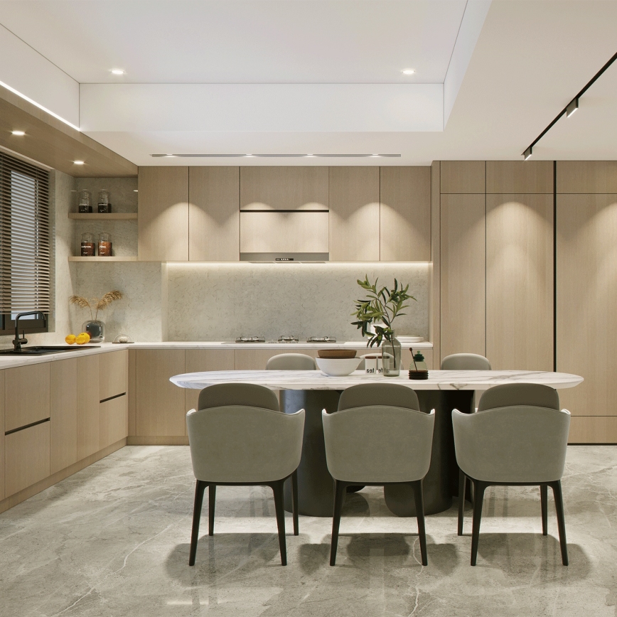 Aigostar - Set 3x spot LED încastrat, 5W/230V, 3000K, Ø 8,5 cm, alb