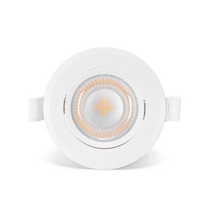 Aigostar - Set 3x spot LED încastrat, 5W/230V, 3000K, Ø 8,5 cm, alb